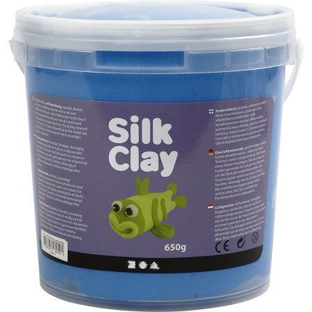 Silk ClayÂ®, blå, 650g/ 1 spand