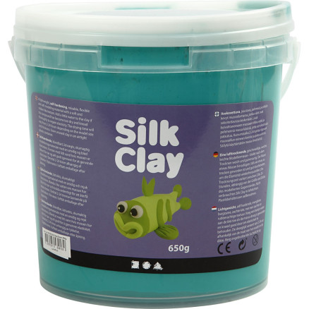 Silk ClayÂ®, grøn, 650g/ 1 spand