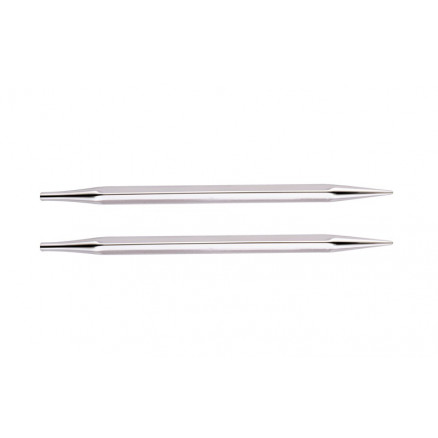 KnitPro Nova Cubics Korte Udskiftelige Rundpinde Messing 10cm 4,00mm US6