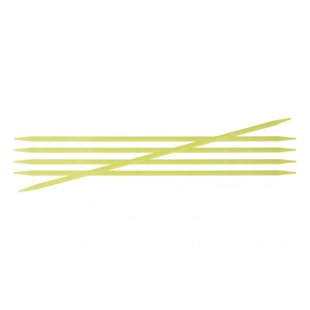 KnitPro Trendz Strømpepinde Akryl 15cm 3,75mm / 5.9in US5 Fluorescent Green