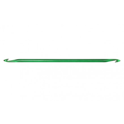 KnitPro Trendz Dobbelt Hæklenål Akryl 30cm 9,00mm Green til Tunesisk hækling / Hakning