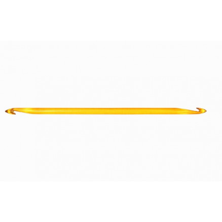 KnitPro Trendz Dobbelt Hæklenål Akryl 30cm 10,00mm Orange til Tunesisk hækling / Hakning