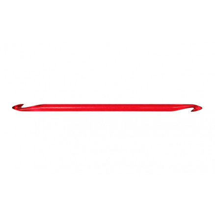 KnitPro Trendz Dobbelt Hæklenål Akryl 30cm 12,00mm Red til Tunesisk hækling / Hakning