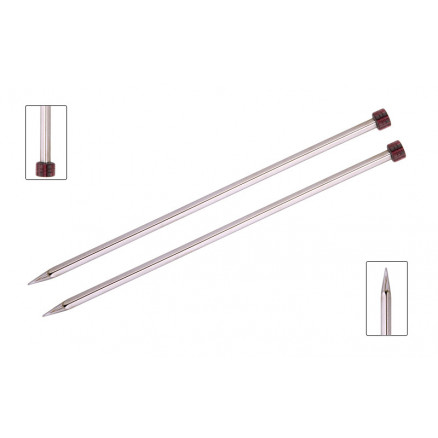 KnitPro Nova Cubics Strikkepinde / Jumperpinde Messing 35cm 4,50mm / 13.8in US7