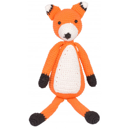 Robin Ræv af Rito Krea - Bamse Hækleopskrift 30cm