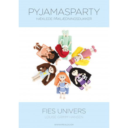 Hæklede påklædningsdukker - Fies univers - Pyjamasparty - Bog af Louise Grimm Hansen