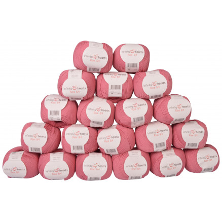Infinity Hearts Rose 8/4 Garnpakke Unicolor 29 Gammelrosa - 20 stk