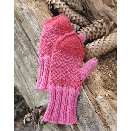 Warmhearted Mittens by DROPS Design - Vanter Strikkeopskrift str. 12/18 mdr - 5/6 år