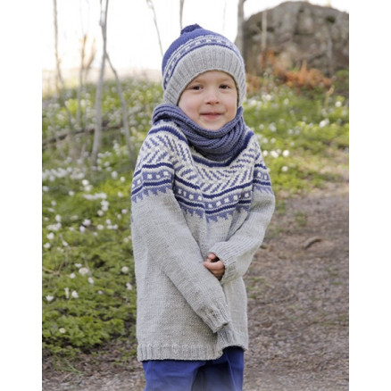 Little Adventure by DROPS Design - Bluse Strikkeopskrift str. 3/4 - 11/12 år