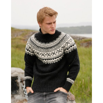 Neville by DROPS Design - Sweater Strikkeopskrift str. S - XXXL