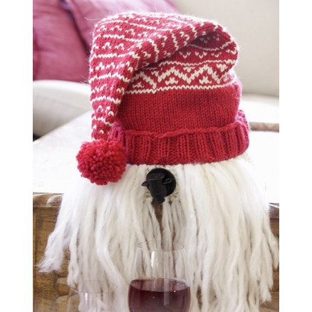 Merrier Christmas by DROPS Design - Vin-nisse Strikkeopskrift 2-3 L