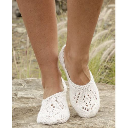 Snow Fairy by DROPS Design - Tøfler Strikkeopskrift str. 35/37 - 41/43