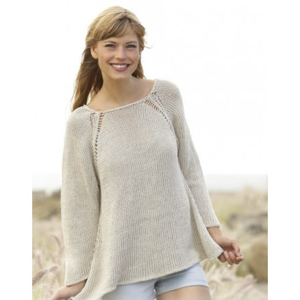 Everyday Comfort by DROPS Design - Bluse Strikkeopskrift str. S - XXXL