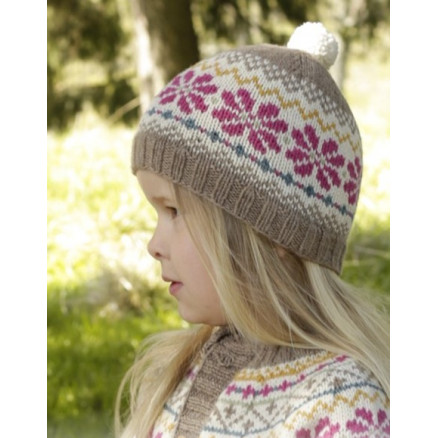 Prairie Fairy Hat by DROPS Design - Hue Strikkeopskrift str. 3/5 - 9/12 år