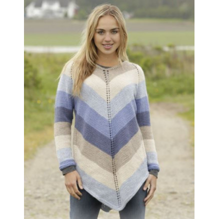 Ocean Stripes by DROPS Design - Tunika Strikkeopskrift str. S - XXXL