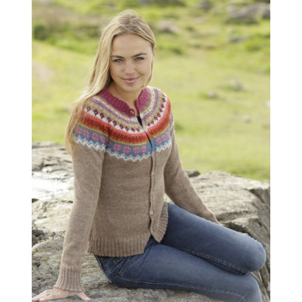 Stavanger Cardigan by DROPS Design - Jakke Strikkeopskrift str. S - XXXL
