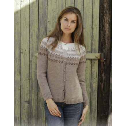 Talvik Jacket by DROPS Design - Jakke Strikkeopskift str. S - XXXL