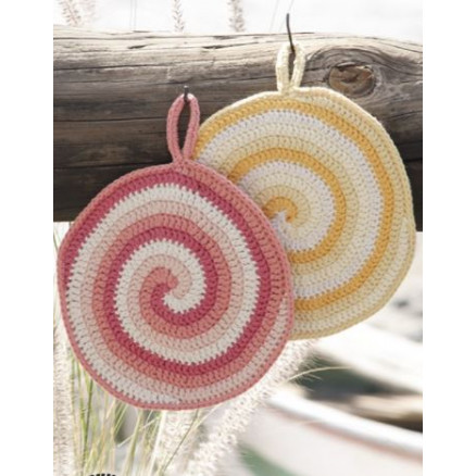 Candy Daze by DROPS Design - Grydelapper Hækleopskrift