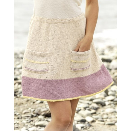 Spring Belle by DROPS Design - Nederdel Strikkeopskrift str. S - XXXL
