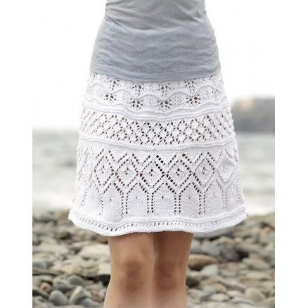 Summer Elegance by DROPS Design - Nederdel Strikkeopskrift str. S - XXXL