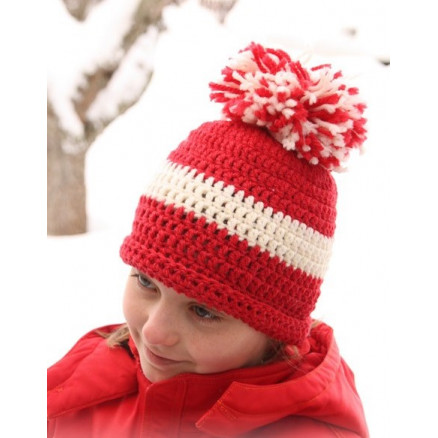 Denmark by DROPS Design - Hue Hækleopskrift str. 3/5 år - Voksen