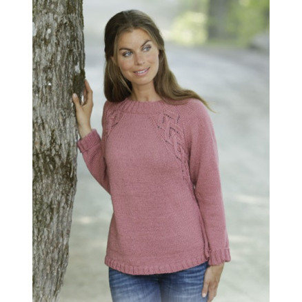 Sienna by DROPS Design - Bluse Strikkeopskrift str. S - XXXL