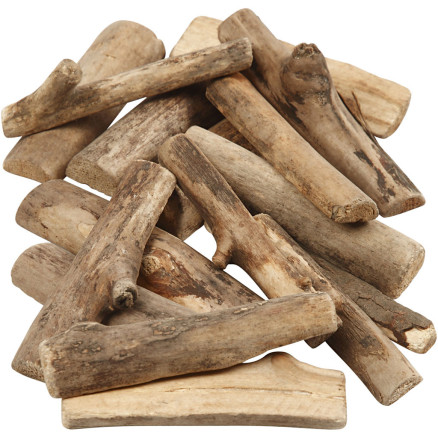 Træmix, L: 6-14 cm, tykkelse 15 mm, 610g/ 1 pk.