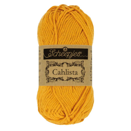 Scheepjes Cahlista Garn Unicolor 249 Safran
