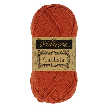 Scheepjes Cahlista Garn Unicolor 388 Rust