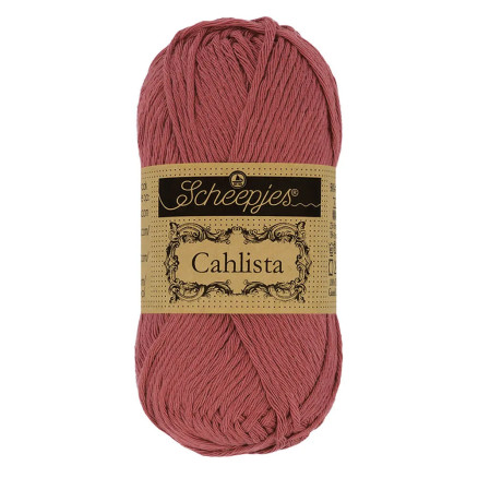 Scheepjes Cahlista Garn Unicolor 396 Rose Vin