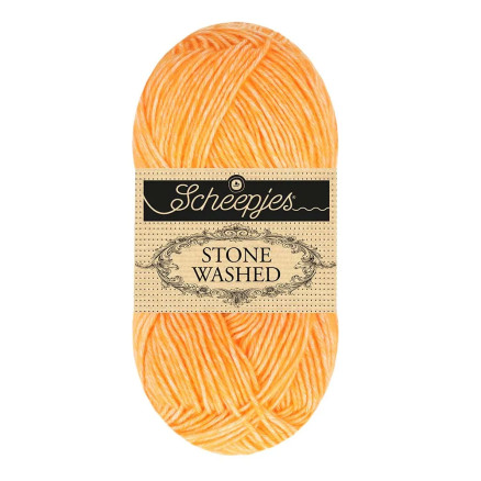 Scheepjes Stone Washed Garn Mix 842 Orange Calcit