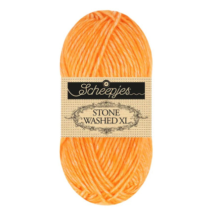 Scheepjes Stone Washed XL Garn Mix 882 Orange Calcit