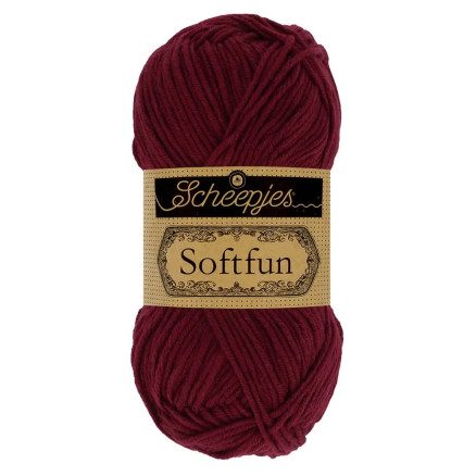 Scheepjes Softfun Garn Unicolor 2637 Mahogany