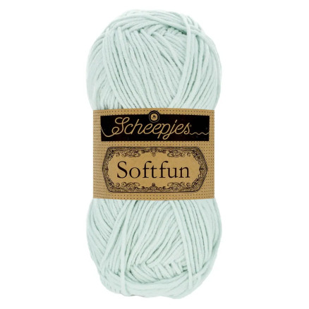 Scheepjes Softfun Garn Unicolor 2646 Gletsjer Mist