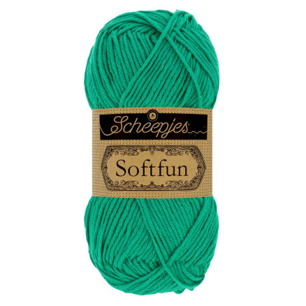 Scheepjes Softfun Garn Unicolor 2648 Jade