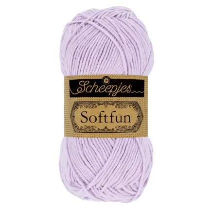 Scheepjes Softfun Garn Unicolor 2657 Orkidé