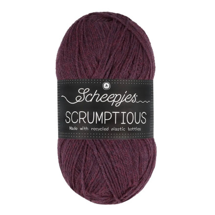 Scheepjes Scrumptious Garn 377 Morello Kirsebær Fudge Kage