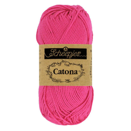 Scheepjes Catona Garn 114 Chokerende Pink - 25g