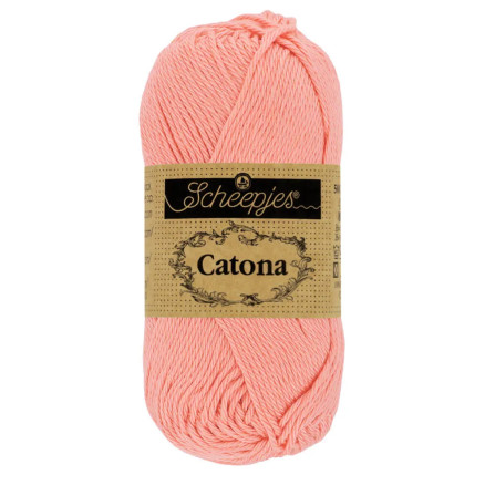 Scheepjes Catona Garn 264 Lys Koral - 25g
