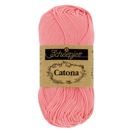 Scheepjes Catona Garn 409 Blød Rosa - 25g
