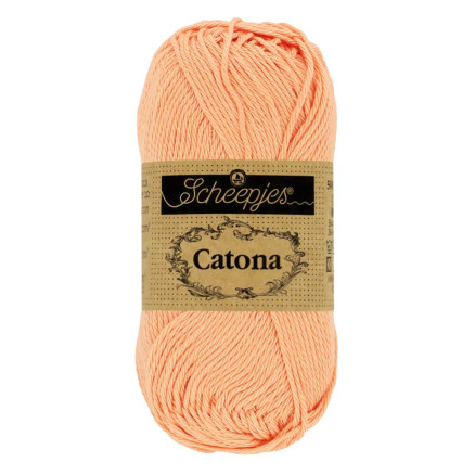 Scheepjes Catona Garn 414 Vintage Fersken - 25g