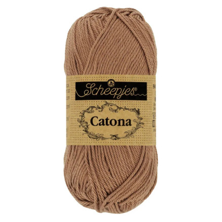 Scheepjes Catona Garn 503 Hasselnød - 25g