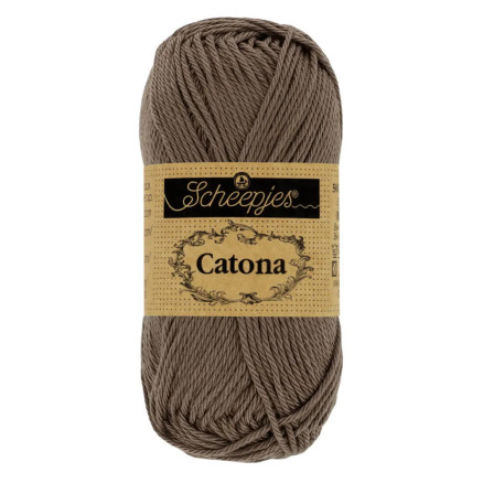 Scheepjes Catona Garn 507 Chokolade - 25g