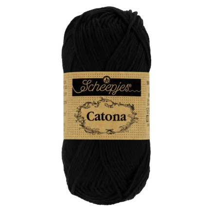 Scheepjes Catona Garn 110 Kulsort - 100g