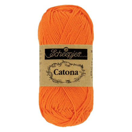 Scheepjes Catona Garn 281 Manderin - 10g