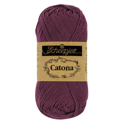 Scheepjes Catona Garn 394 Skygge Lilla - 10g