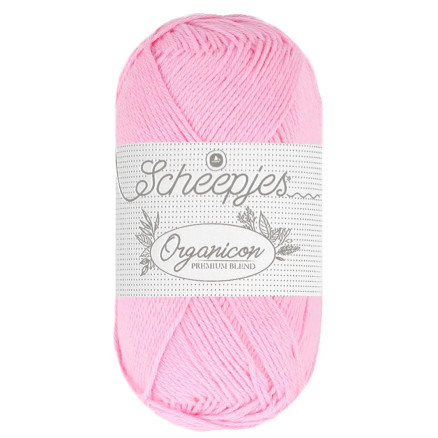 Scheepjes Organicon Garn 249 Lyserød Petunia