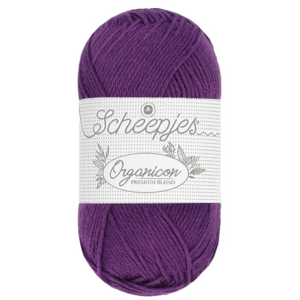 Scheepjes Organicon Garn 257 Perfekt Blomme