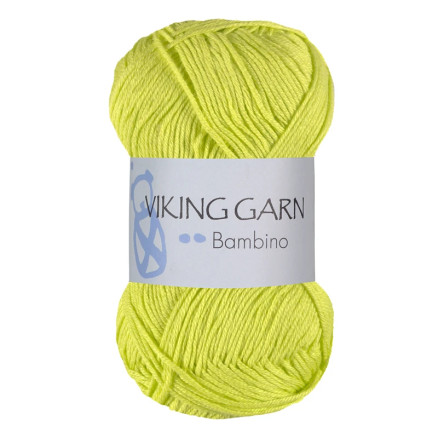 Viking Garn Bambino 437 - Gulgrøn