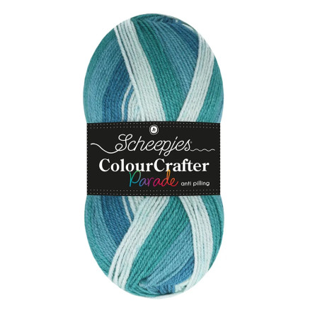 Scheepjes Colour Crafter Parade Garn 405 Blå Blanding